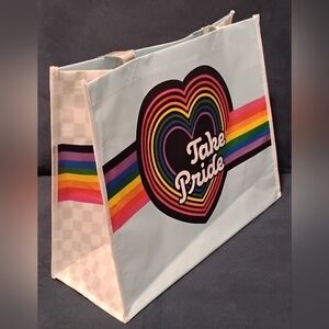 Rainbow Heart Pride Tote Bag